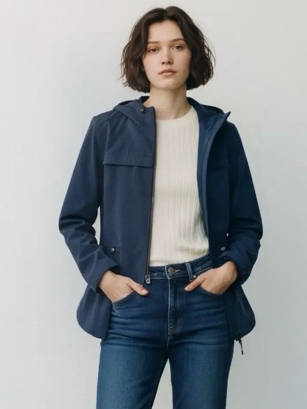 NWT L. L. Bean Bradbury Navy Stretch Jacket Sz 1X